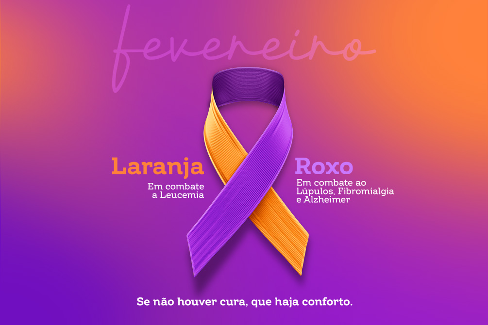 Fevereiro Roxo e Laranja